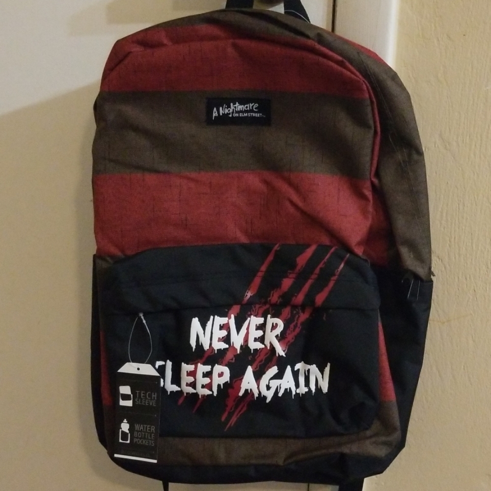 Freddy Kreuger Never Sleep Again backpack